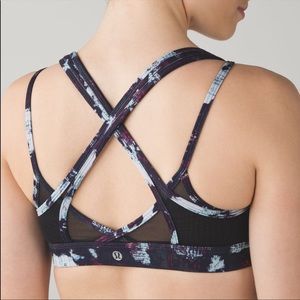 Lululemon Get Down Static Blossom Sports Bra